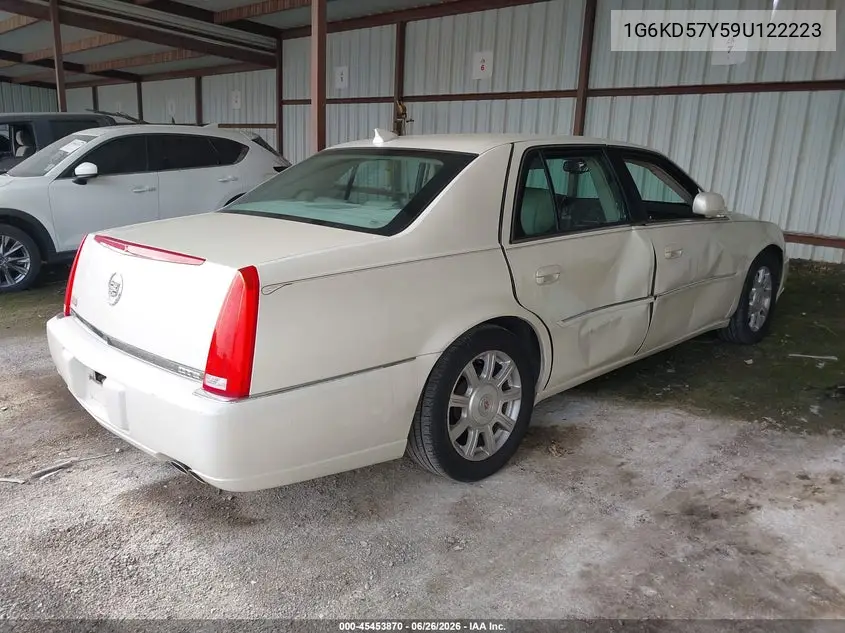2009 Cadillac Dts 1Sa VIN: 1G6KD57Y59U122223 Lot: 45453870