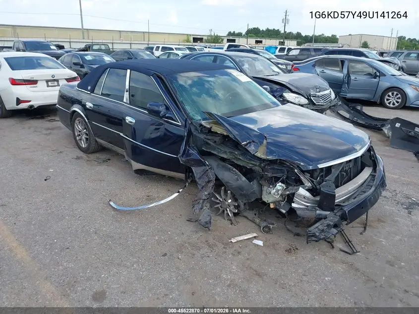 2009 Cadillac Dts 1Sb VIN: 1G6KD57Y49U141264 Lot: 45522870