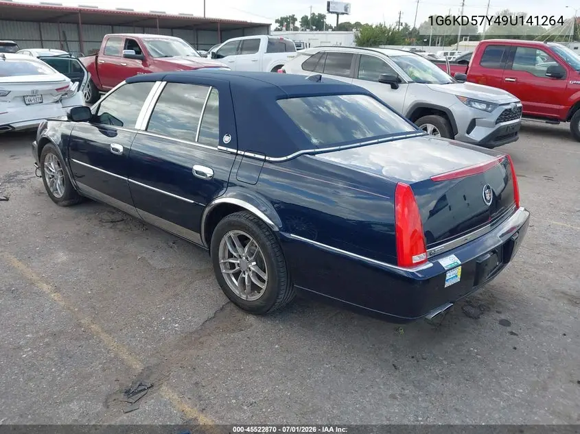2009 Cadillac Dts 1Sb VIN: 1G6KD57Y49U141264 Lot: 45522870