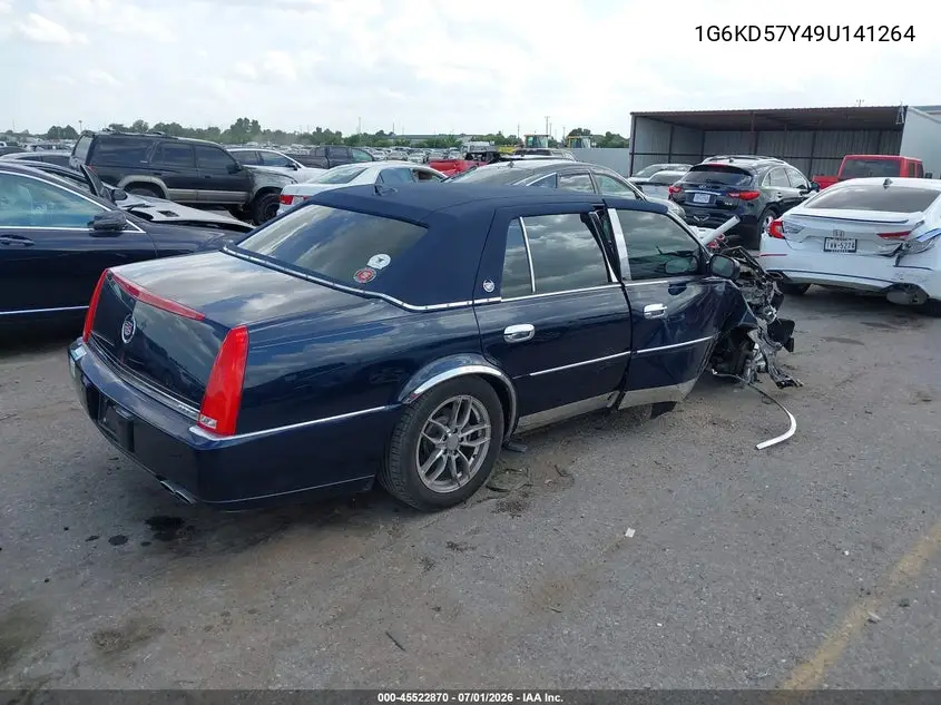 2009 Cadillac Dts 1Sb VIN: 1G6KD57Y49U141264 Lot: 45522870