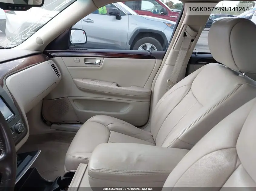 2009 Cadillac Dts 1Sb VIN: 1G6KD57Y49U141264 Lot: 45522870