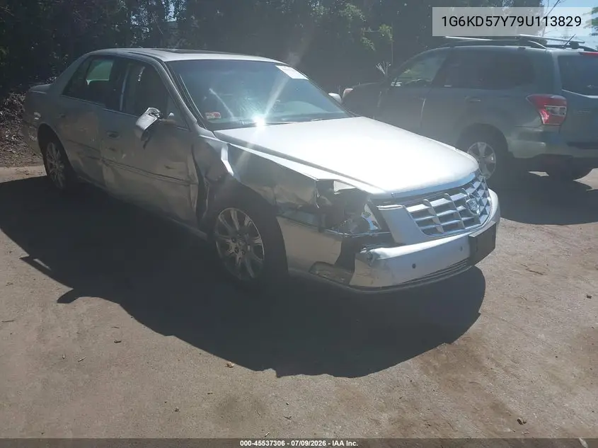 2009 Cadillac Dts 1Sc VIN: 1G6KD57Y79U113829 Lot: 45537306