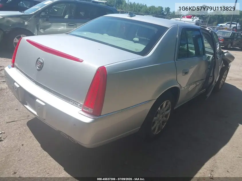 2009 Cadillac Dts 1Sc VIN: 1G6KD57Y79U113829 Lot: 45537306