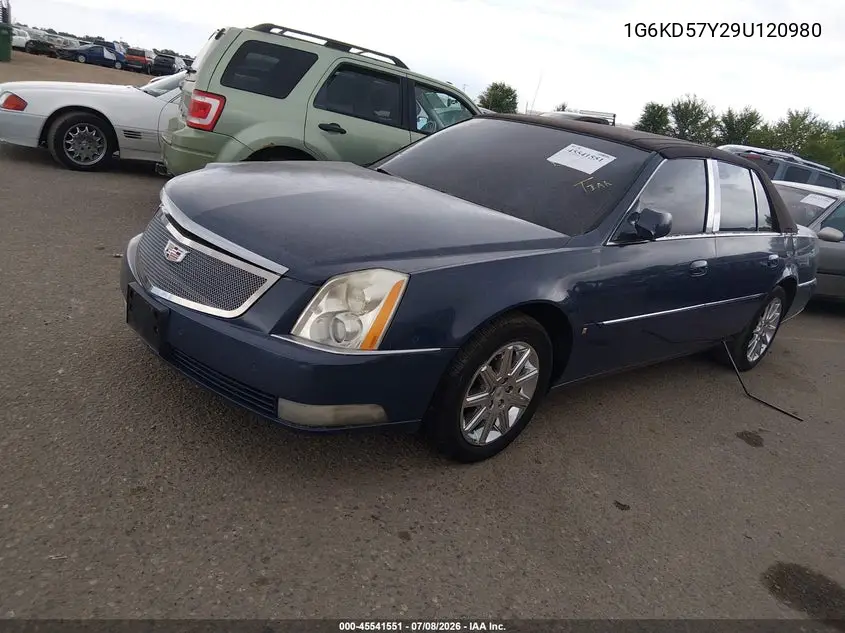 2009 Cadillac Dts 1Sd VIN: 1G6KD57Y29U120980 Lot: 45541551