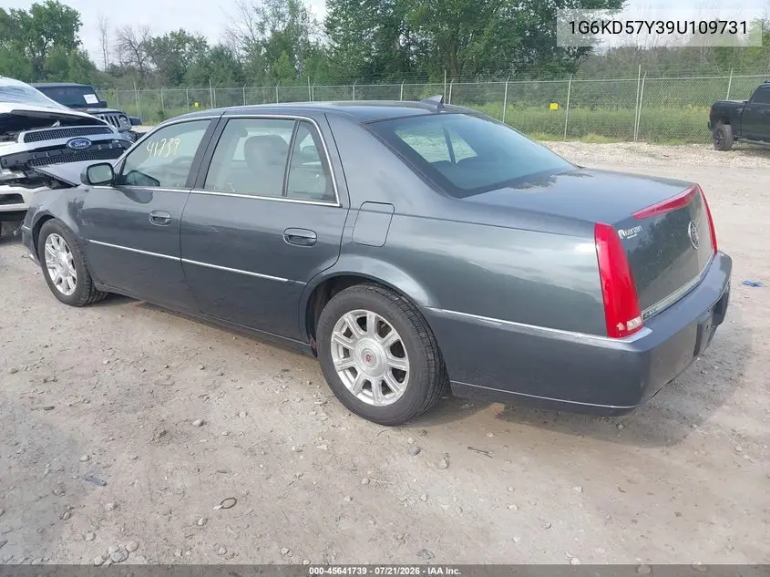 2009 Cadillac Dts 1Sc VIN: 1G6KD57Y39U109731 Lot: 45641739