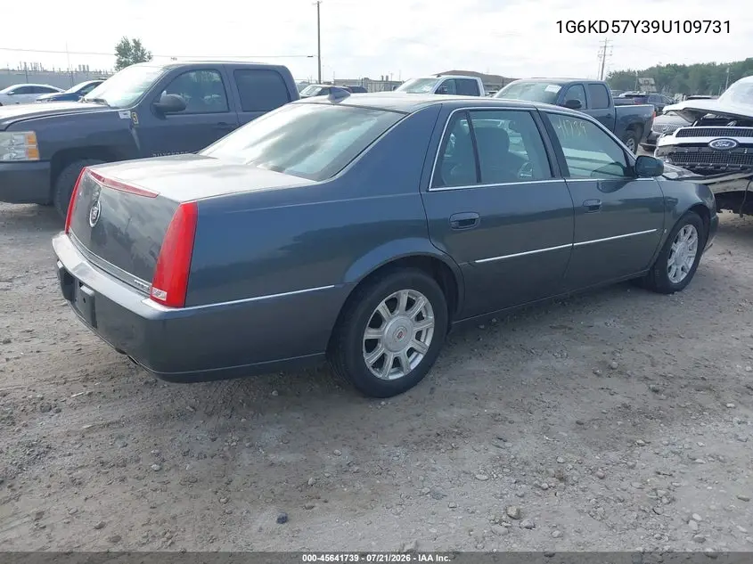 2009 Cadillac Dts 1Sc VIN: 1G6KD57Y39U109731 Lot: 45641739