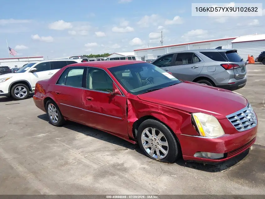 1G6KD57YX9U102632 2009 Cadillac Dts 1Sb