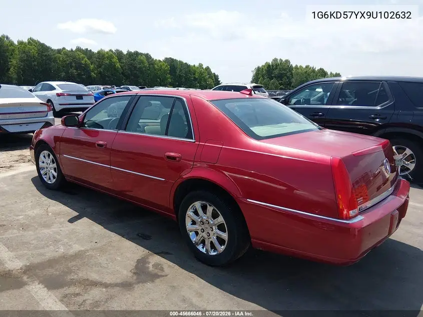 1G6KD57YX9U102632 2009 Cadillac Dts 1Sb