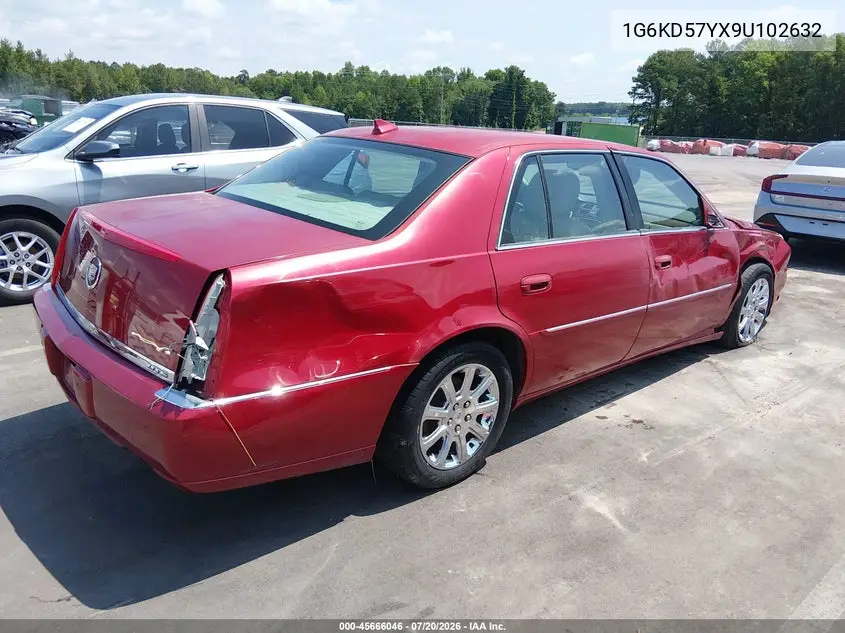 1G6KD57YX9U102632 2009 Cadillac Dts 1Sb