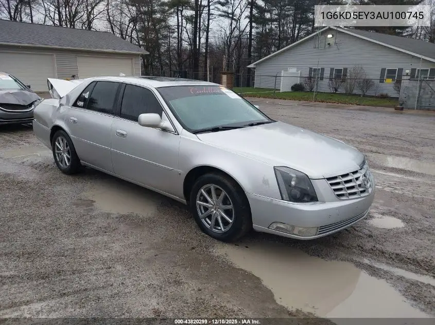 2010 Cadillac Dts Luxury Collection VIN: 1G6KD5EY3AU100745 Lot: 43820299