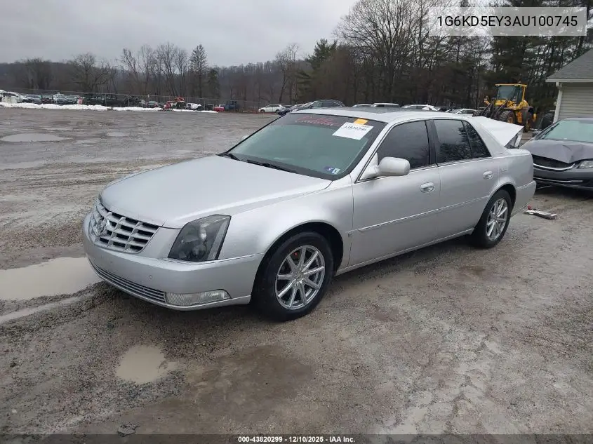 2010 Cadillac Dts Luxury Collection VIN: 1G6KD5EY3AU100745 Lot: 43820299