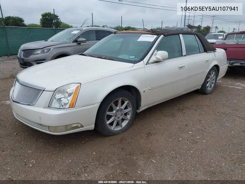 2010 Cadillac Dts Luxury Collection VIN: 1G6KD5EY5AU107941 Lot: 45182868