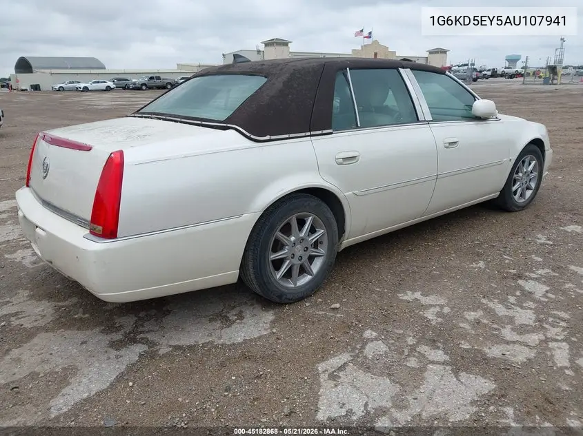 2010 Cadillac Dts Luxury Collection VIN: 1G6KD5EY5AU107941 Lot: 45182868