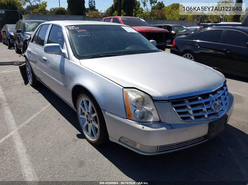 2010 Cadillac Dts Standard VIN: 1G6KA5EY7AU122840 Lot: 45360965