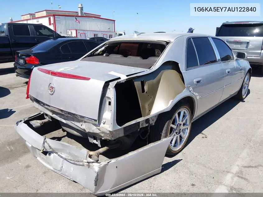 2010 Cadillac Dts Standard VIN: 1G6KA5EY7AU122840 Lot: 45360965