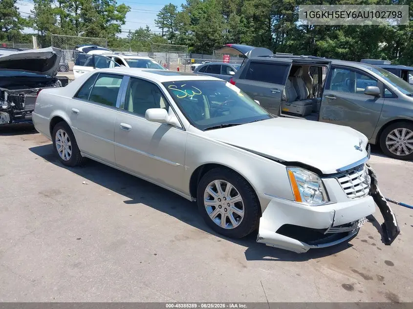 2010 Cadillac Dts Premium Collection VIN: 1G6KH5EY6AU102798 Lot: 45385289