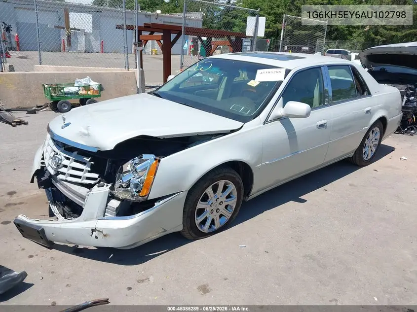 2010 Cadillac Dts Premium Collection VIN: 1G6KH5EY6AU102798 Lot: 45385289