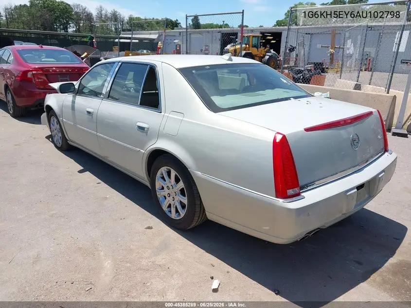 2010 Cadillac Dts Premium Collection VIN: 1G6KH5EY6AU102798 Lot: 45385289