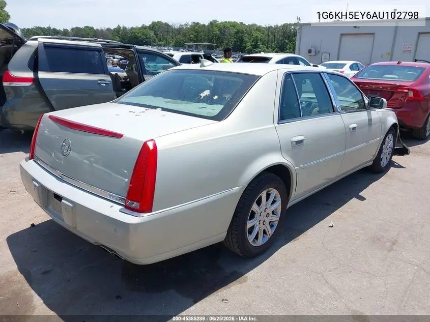 2010 Cadillac Dts Premium Collection VIN: 1G6KH5EY6AU102798 Lot: 45385289