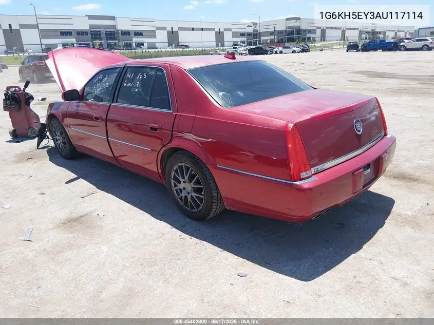 2010 Cadillac Dts 1Sd VIN: 1G6KH5EY3AU117114 Lot: 45402900