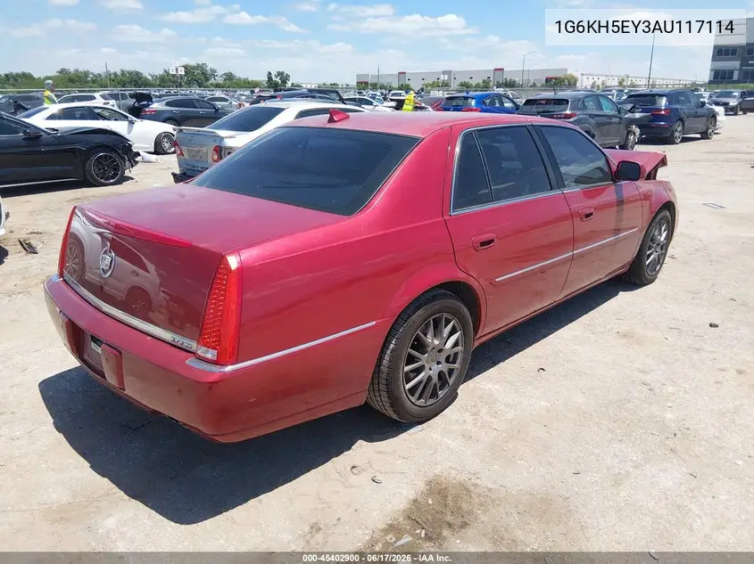 2010 Cadillac Dts 1Sd VIN: 1G6KH5EY3AU117114 Lot: 45402900