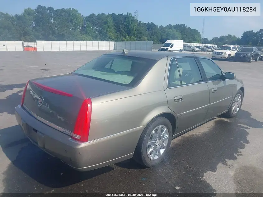 2010 Cadillac Dts 1Sd VIN: 1G6KH5EY0AU118284 Lot: 45503347
