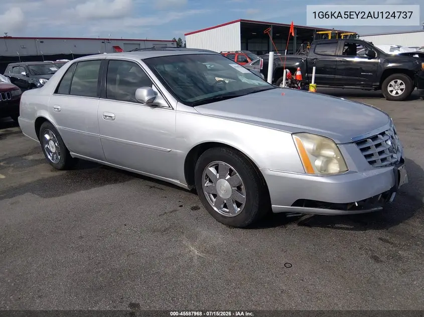 2010 Cadillac Dts 1Sa VIN: 1G6KA5EY2AU124737 Lot: 45587968