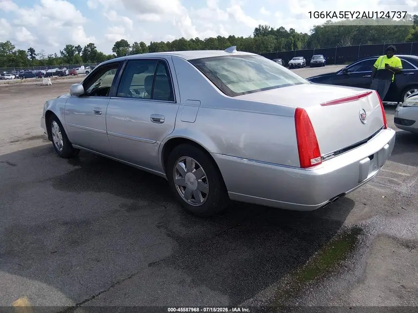 2010 Cadillac Dts 1Sa VIN: 1G6KA5EY2AU124737 Lot: 45587968