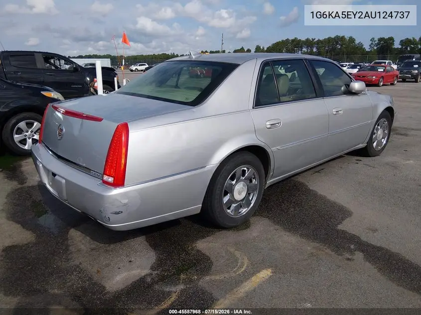 2010 Cadillac Dts 1Sa VIN: 1G6KA5EY2AU124737 Lot: 45587968