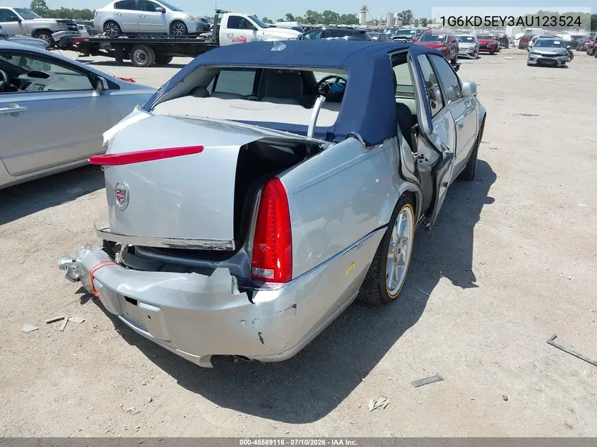 2010 Cadillac Dts 1Sc VIN: 1G6KD5EY3AU123524 Lot: 45589116