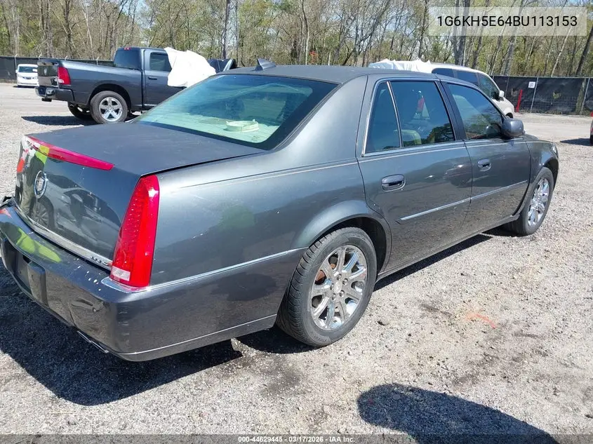 2011 Cadillac Dts Premium Collection VIN: 1G6KH5E64BU113153 Lot: 44629445