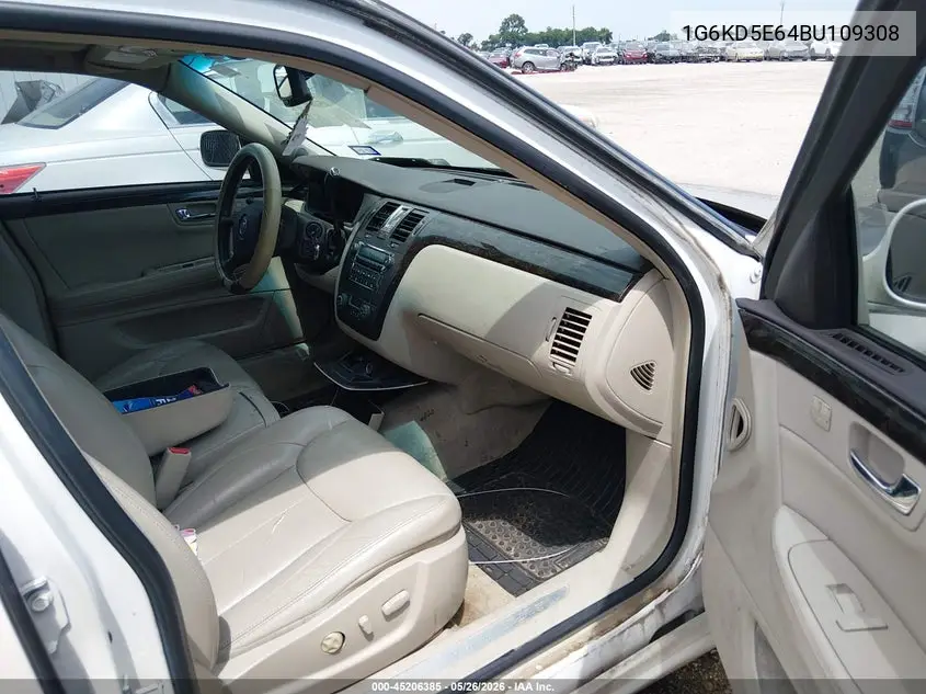 2011 Cadillac Dts Luxury Collection VIN: 1G6KD5E64BU109308 Lot: 45206385