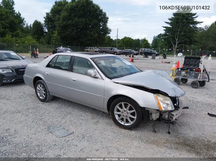 2011 Cadillac Dts Luxury Collection VIN: 1G6KD5E69BU101432 Lot: 45482446