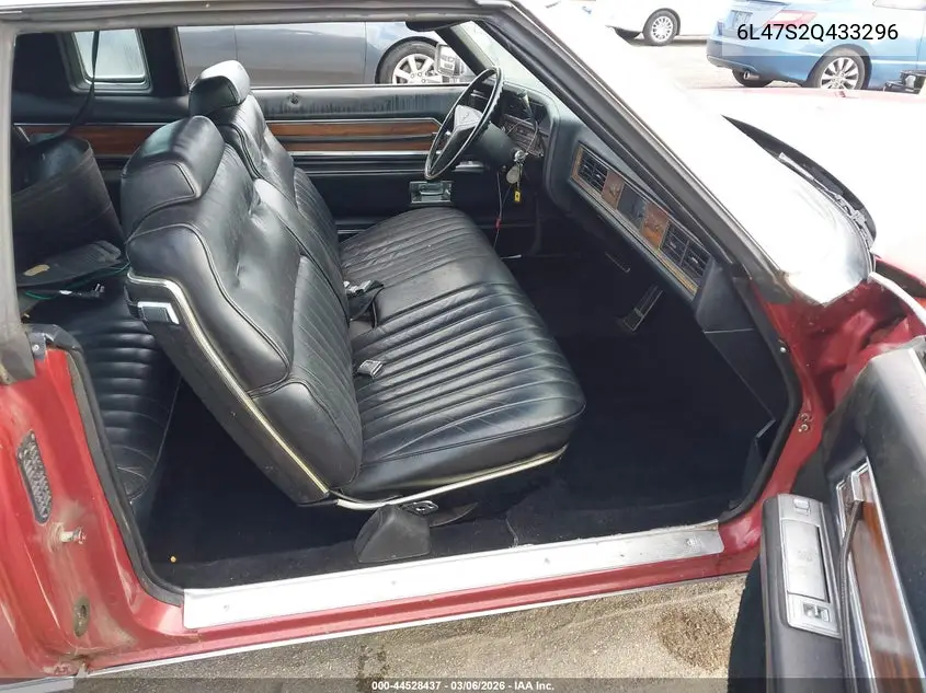 1972 Cadillac Eldorado VIN: 6L47S2Q433296 Lot: 44528437