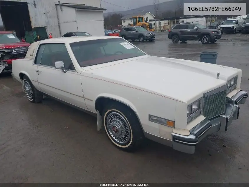 1985 Cadillac Eldorado VIN: 1G6EL5782FE664949 Lot: 43903647