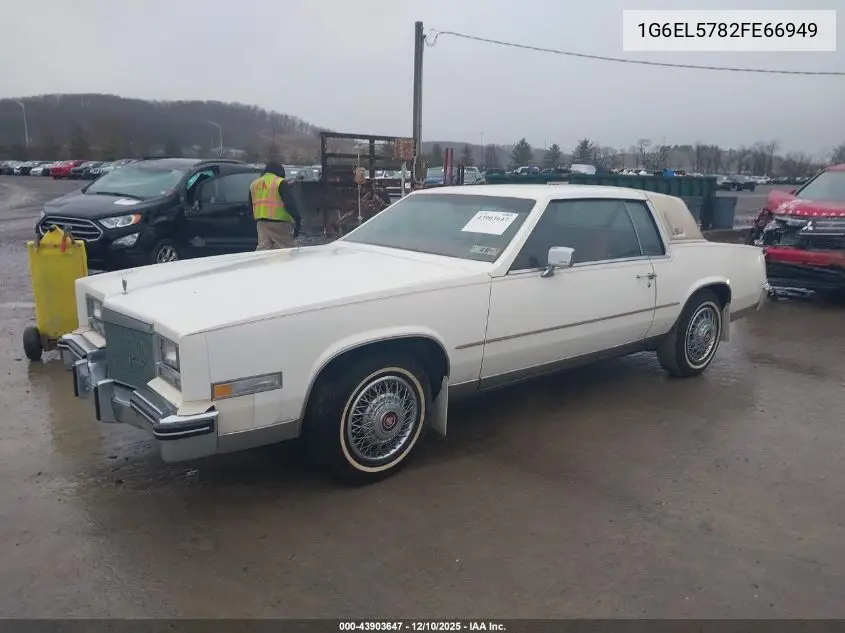 1985 Cadillac Eldorado VIN: 1G6EL5782FE664949 Lot: 43903647
