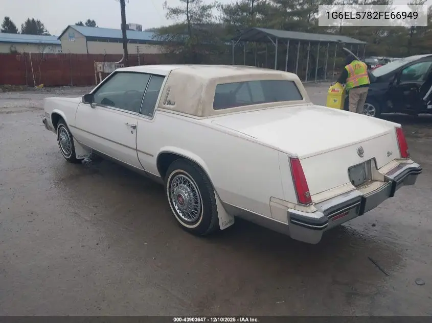 1985 Cadillac Eldorado VIN: 1G6EL5782FE664949 Lot: 43903647