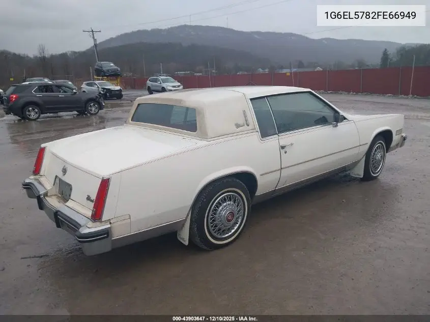 1985 Cadillac Eldorado VIN: 1G6EL5782FE664949 Lot: 43903647