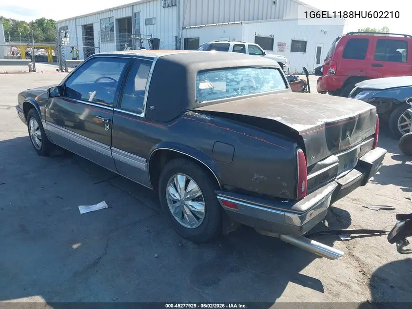 1987 Cadillac Eldorado VIN: 1G6EL1188HU602210 Lot: 45277929