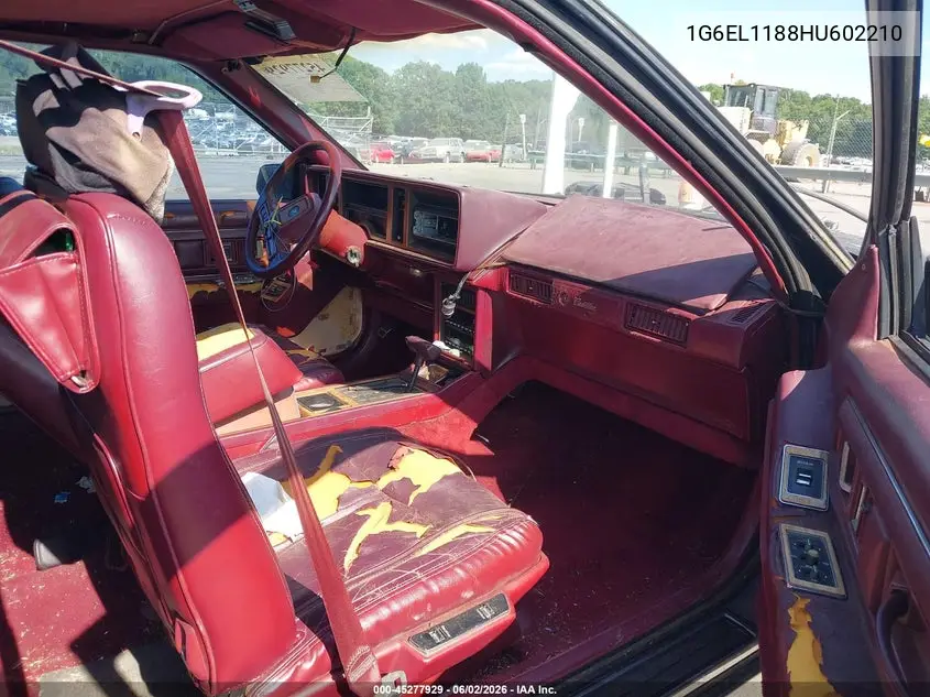 1987 Cadillac Eldorado VIN: 1G6EL1188HU602210 Lot: 45277929