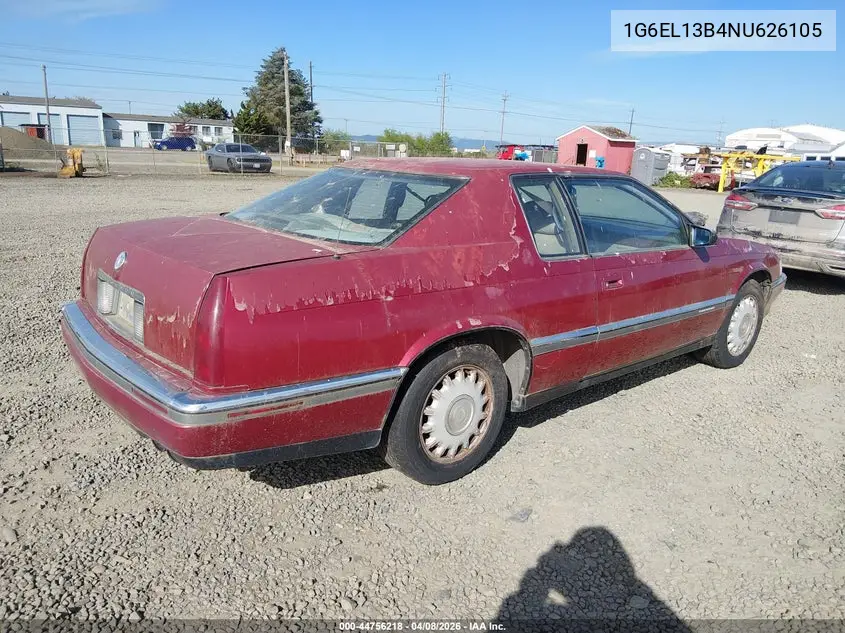 1992 Cadillac Eldorado VIN: 1G6EL13B4NU626105 Lot: 44756218
