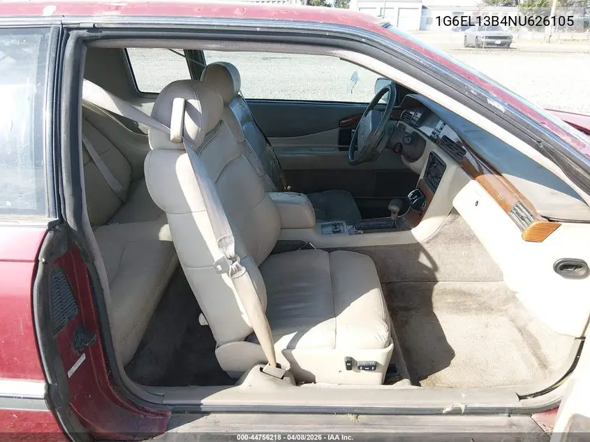 1992 Cadillac Eldorado VIN: 1G6EL13B4NU626105 Lot: 44756218