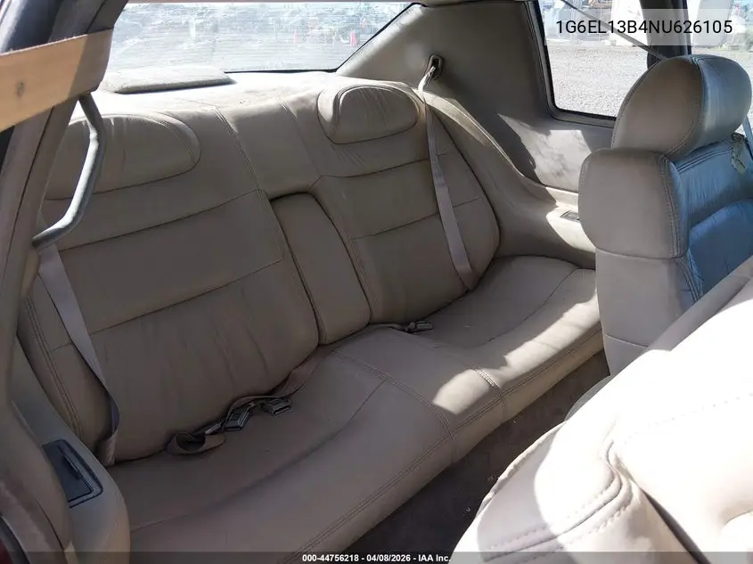 1992 Cadillac Eldorado VIN: 1G6EL13B4NU626105 Lot: 44756218
