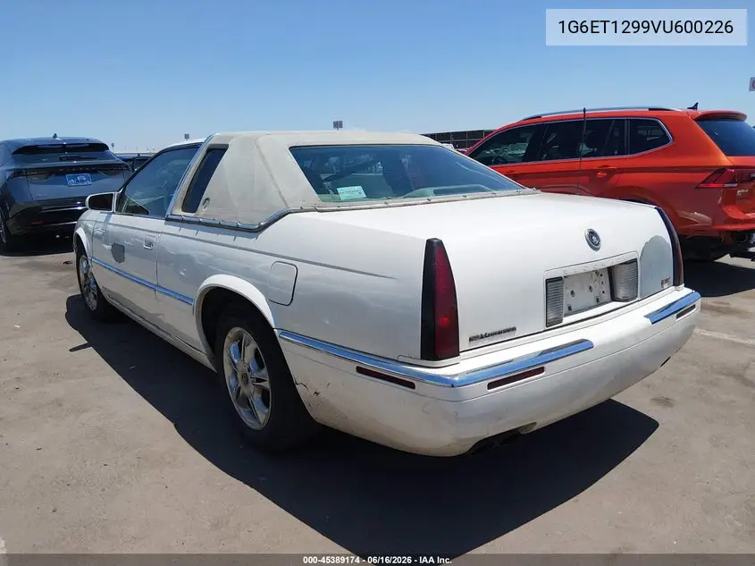 1997 Cadillac Eldorado Touring VIN: 1G6ET1299VU600226 Lot: 45389174