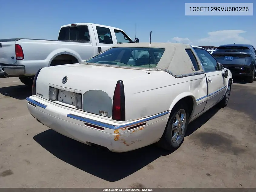 1997 Cadillac Eldorado Touring VIN: 1G6ET1299VU600226 Lot: 45389174