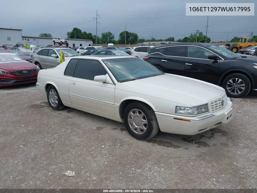 1998 Cadillac Eldorado Touring VIN: 1G6ET1297WU617995 Lot: 45034000