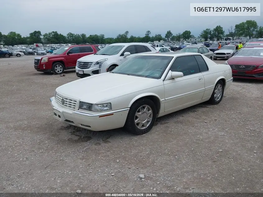 1998 Cadillac Eldorado Touring VIN: 1G6ET1297WU617995 Lot: 45034000