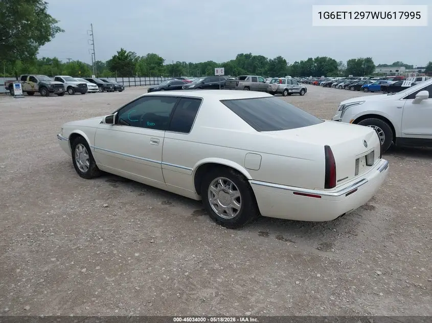 1998 Cadillac Eldorado Touring VIN: 1G6ET1297WU617995 Lot: 45034000