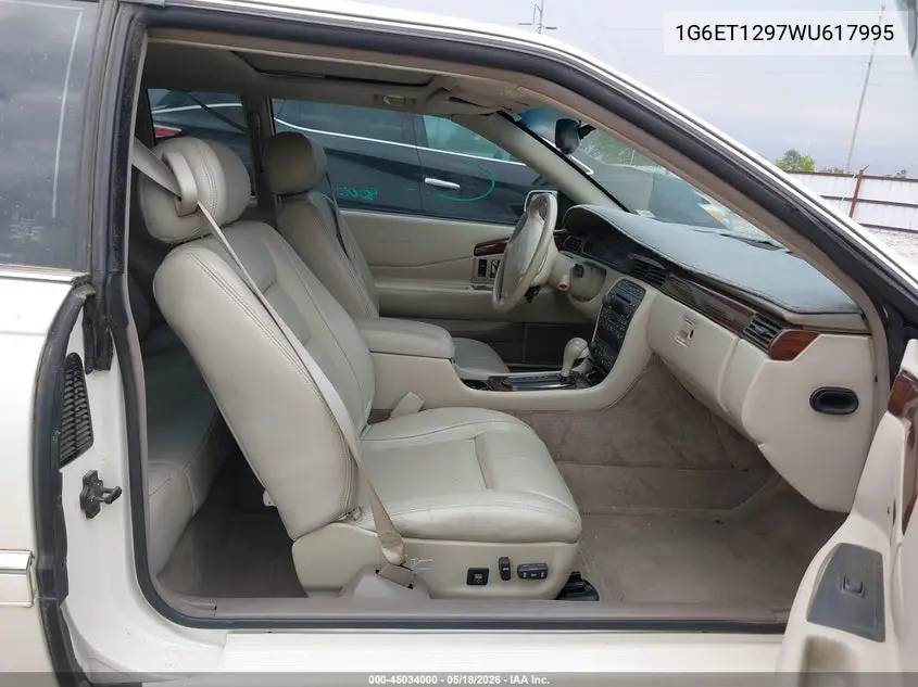 1998 Cadillac Eldorado Touring VIN: 1G6ET1297WU617995 Lot: 45034000