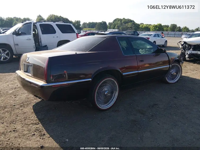 1998 Cadillac Eldorado Standard VIN: 1G6EL12Y8WU611372 Lot: 45302654